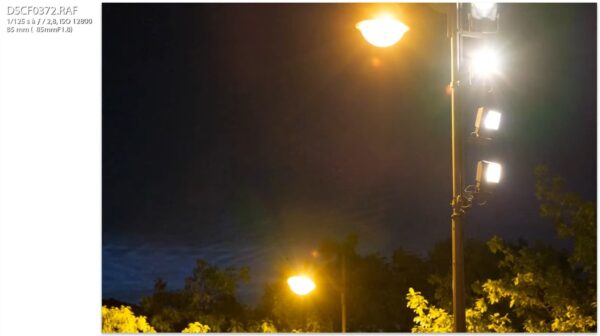 Effet de flare à f/2.8
