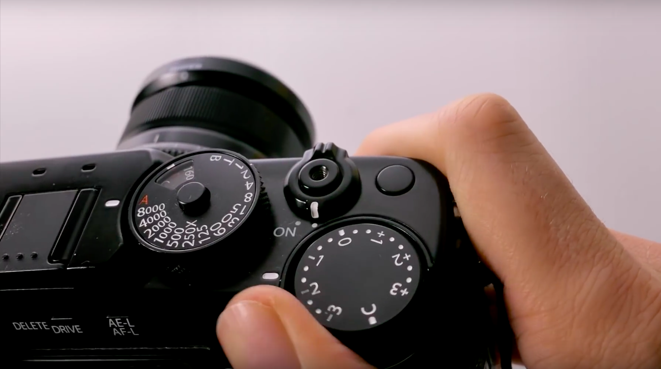 Les molettes sur le Fujifilm X-Pro 3 