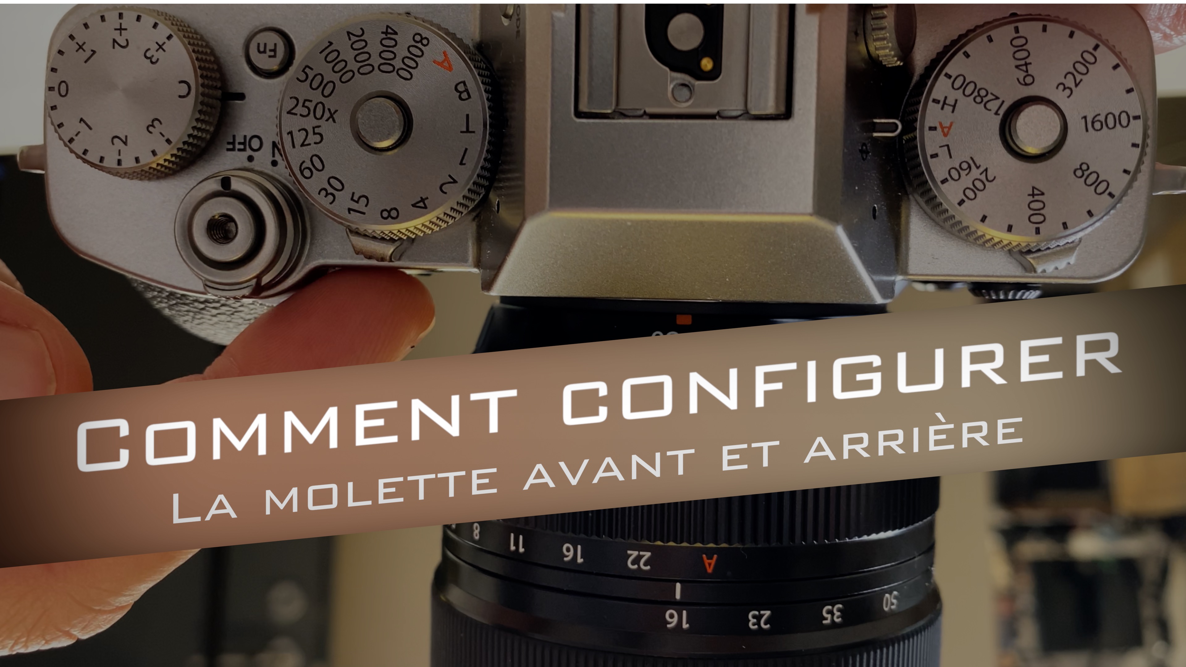 configuration molette fujifilm