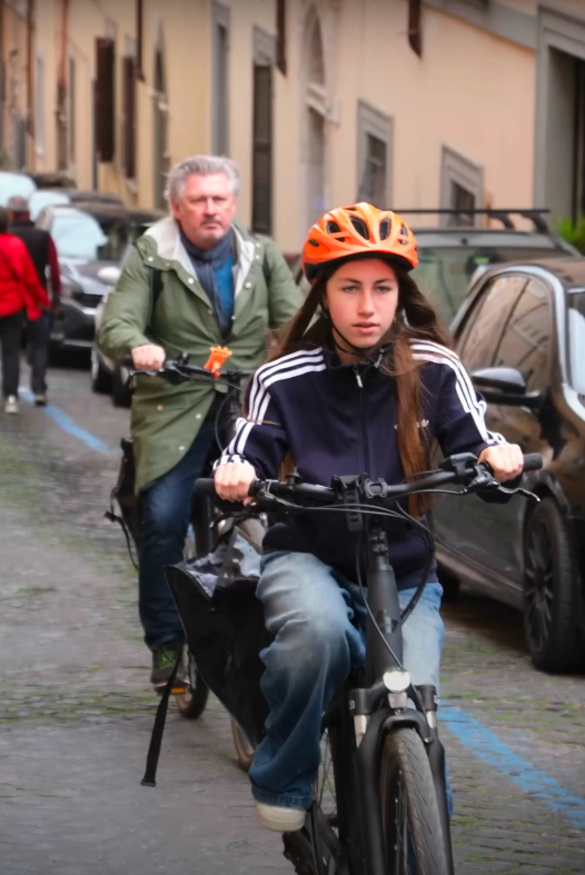Vélo qui roule pour tester l'autofocus du Sigma 16-300mm